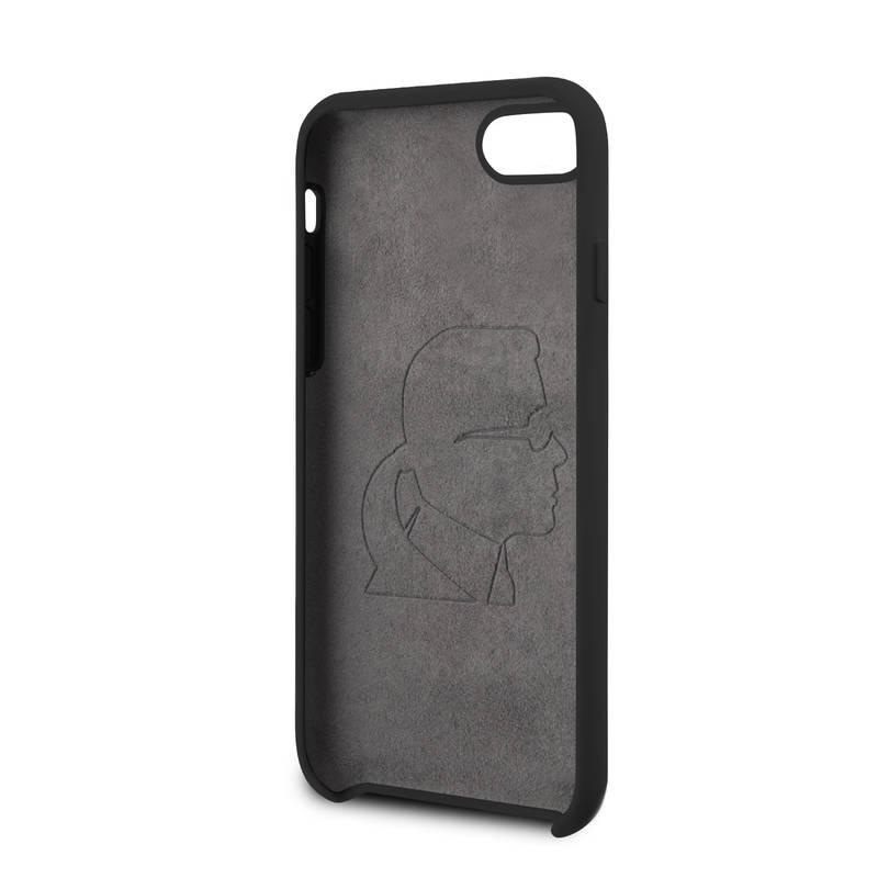 Kryt na mobil Karl Lagerfeld Ikonic na Apple iPhone 8 SE černý