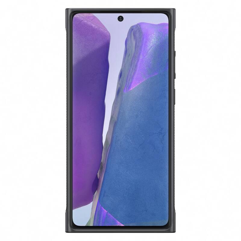 Kryt na mobil Samsung Galaxy Note20 černý průhledný