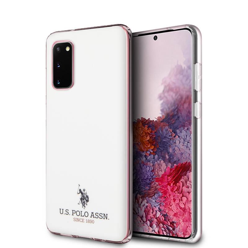 Kryt na mobil U.S. Polo Small Horse na Samsung Galaxy S20 bílý