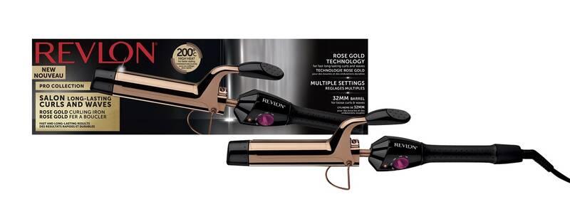 Kulma Revlon PRO COLLECTION RVIR1159E SALON LONG LASTING CURLS & WAVES černá