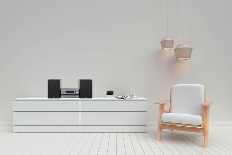 Mikrosystém KENWOOD M-918DAB-H šedý