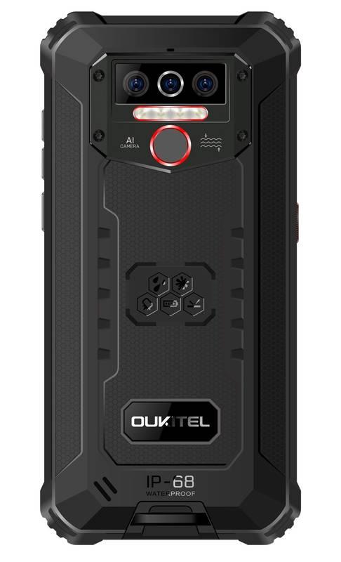 Mobilní telefon Oukitel WP5 černý červený, Mobilní, telefon, Oukitel, WP5, černý, červený