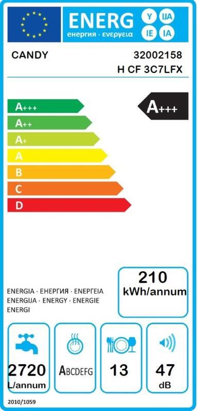 Myčka nádobí Candy Brava H CF 3C7LFX, Myčka, nádobí, Candy, Brava, H, CF, 3C7LFX