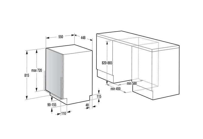 Myčka nádobí Mora IM 652 nerez