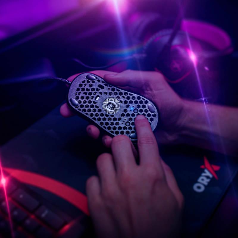 Myš Niceboy ORYX M666 Daemon černá šedá