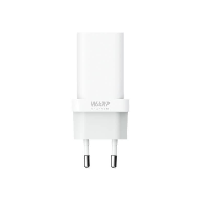 Nabíječka do sítě OnePlus Warp Charge 30, 1x USB bílá