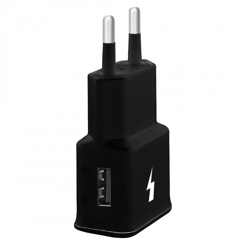 Nabíječka do sítě WG 1xUSB, QC 3.0 Micro USB kabel černá