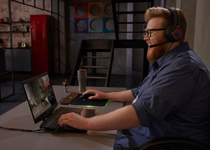 Notebook HP Omen 15-dh1002nc černý