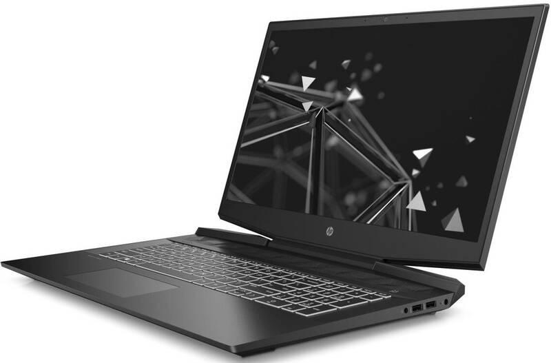 Notebook HP Pavilion Gaming 17-cd0100nc černý bílý