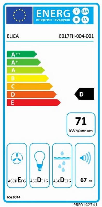 Odsavač par Elica ERA C IX A 72 nerez