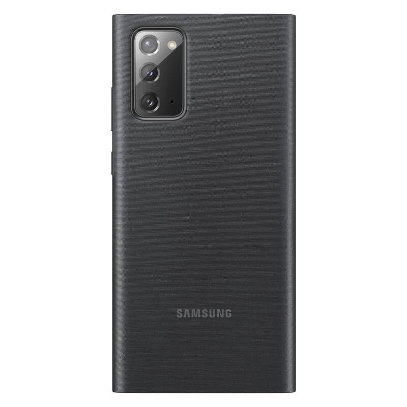 Pouzdro na mobil flipové Samsung Clear View na Galaxy Note20 černé