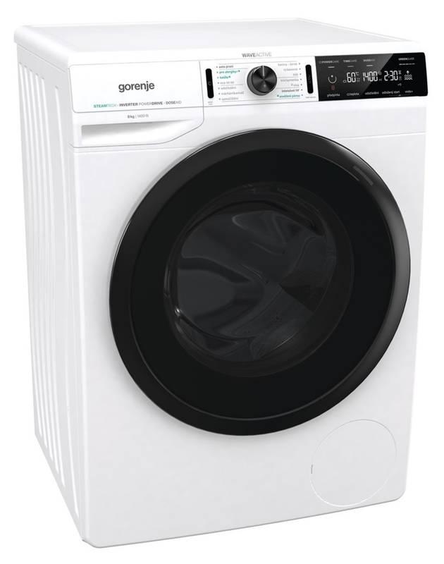 Pračka Gorenje Advanced W2A84CS bílá, Pračka, Gorenje, Advanced, W2A84CS, bílá