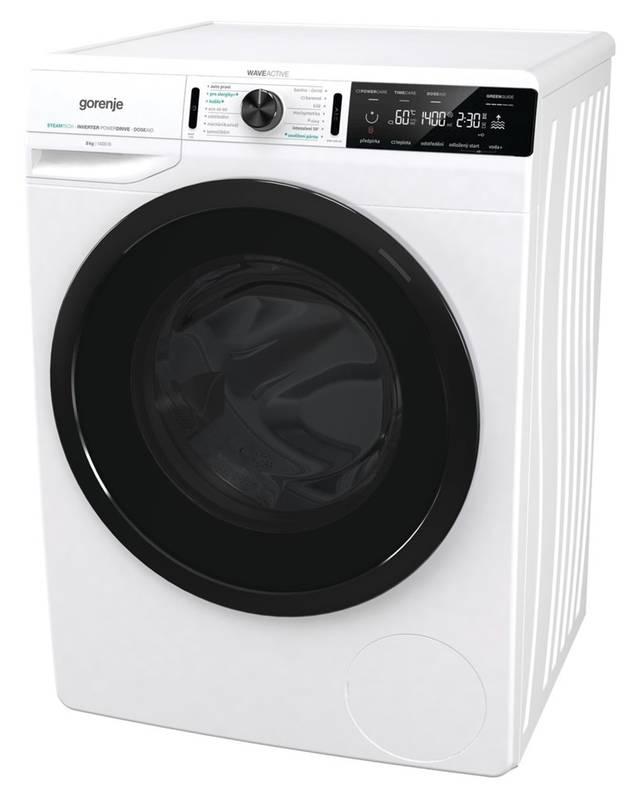 Pračka Gorenje Advanced W2A84CS bílá, Pračka, Gorenje, Advanced, W2A84CS, bílá