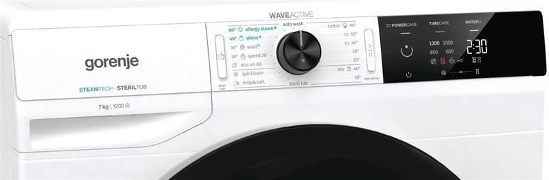 Pračka Gorenje Essential WE72SDS bílá, Pračka, Gorenje, Essential, WE72SDS, bílá
