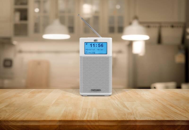 Radiopřijímač s DAB KENWOOD CR-M10DAB bílý