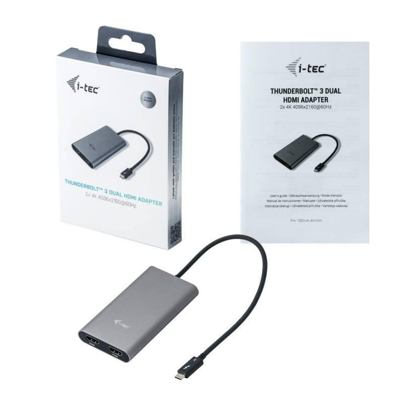 Redukce i-tec Thunderbolt 3 2x HDMI