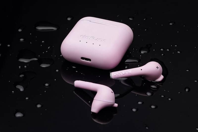Sluchátka Defunc True Go Slim růžová