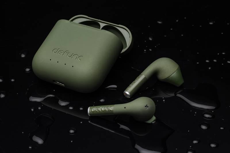 Sluchátka Defunc True Go Slim zelená