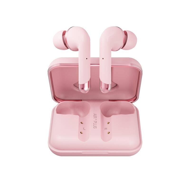 Sluchátka Happy Plugs Air 1 Plus In-Ear růžová