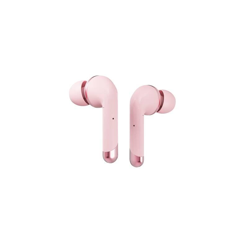 Sluchátka Happy Plugs Air 1 Plus In-Ear růžová