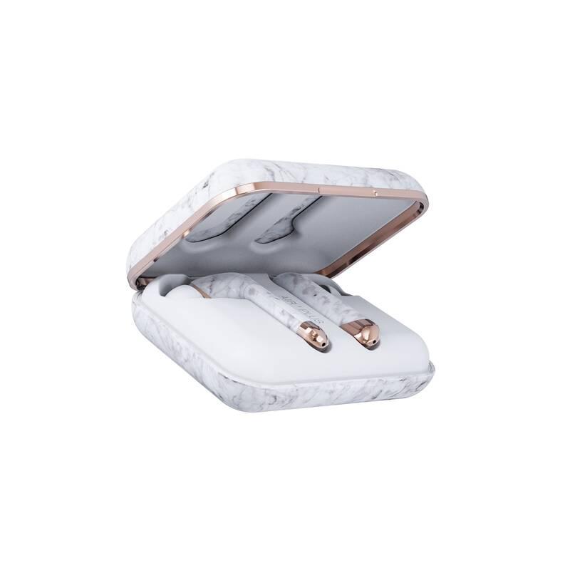 Sluchátka Happy Plugs Air 1 Plus In-Ear šedá bílá