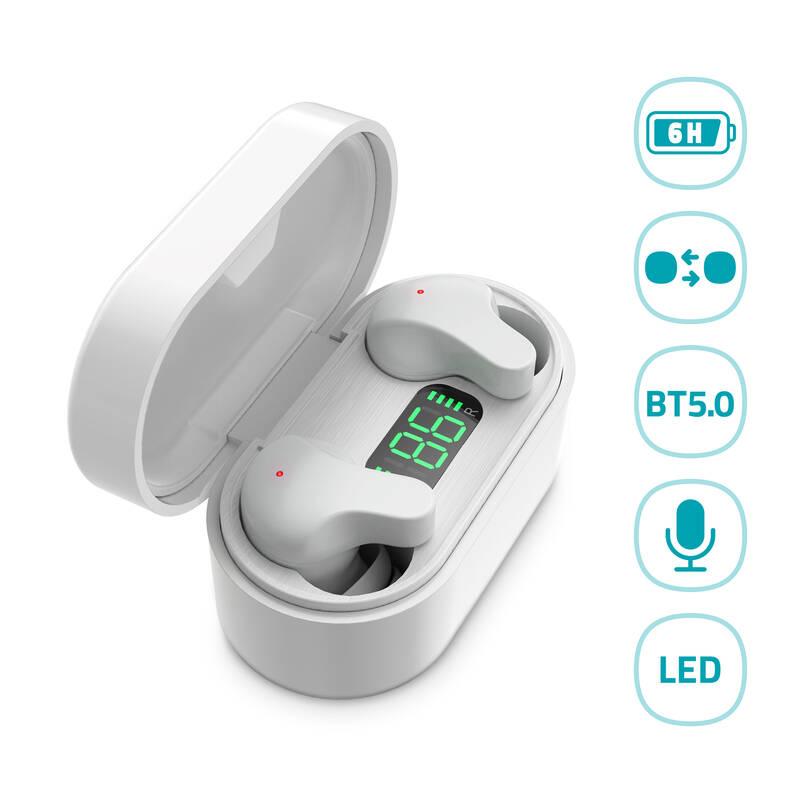 Sluchátka LAMAX Taps1 bílá