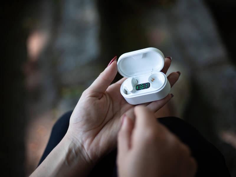 Sluchátka LAMAX Taps1 bílá