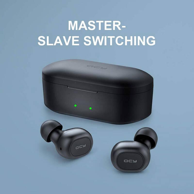 Sluchátka QCY T2C BassFix černá