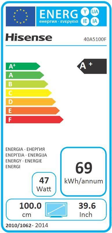 Televize Hisense 40A5100F černá