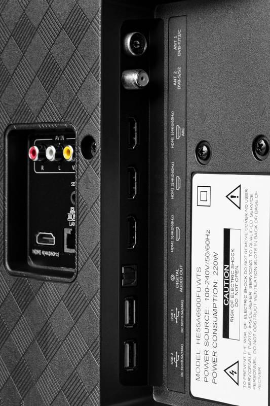 Televize Hisense 55U7QF šedá