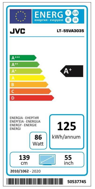Televize JVC LT-55VA3035 černá