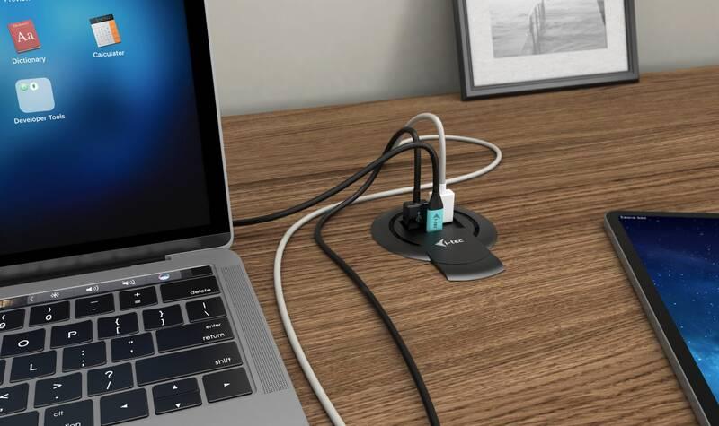 USB Hub i-tec USB-C. 2x USB QC4, 96 W