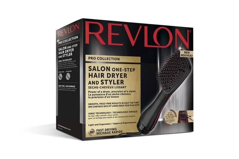 Vlasový kartáč Revlon PERFECT HEAT RVDR5212E SALON ONE-STEP VYSOUŠEČ & STYLER černá
