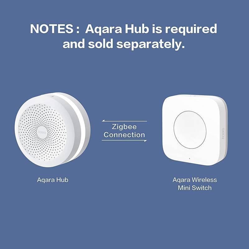 Vypínač Aqara Wireless Mini Switch bílý, Vypínač, Aqara, Wireless, Mini, Switch, bílý