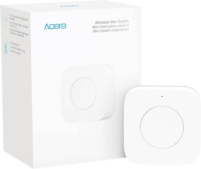 Vypínač Aqara Wireless Mini Switch bílý, Vypínač, Aqara, Wireless, Mini, Switch, bílý