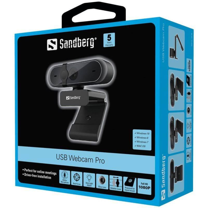 Webkamera Sandberg Webcam Pro, Webkamera, Sandberg, Webcam, Pro