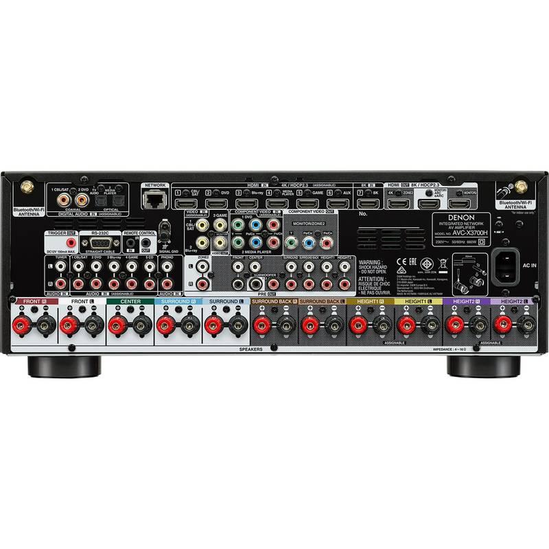 AV Receiver Denon AVC-X3700H černý