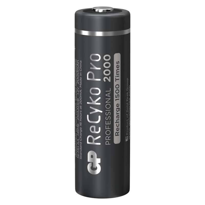 Baterie nabíjecí GP ReCyko Pro, HR06, AA, 2000mAh, NiMH, krabička 4ks