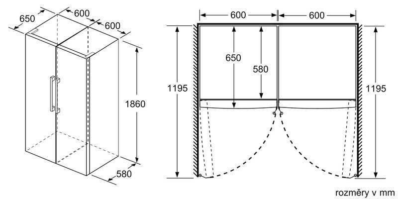 Chladnička Bosch Serie 4 KSV36VLEP nerez