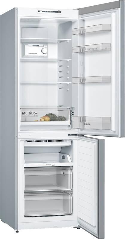 Chladnička s mrazničkou Bosch Serie 2 KGN36NLEA nerez