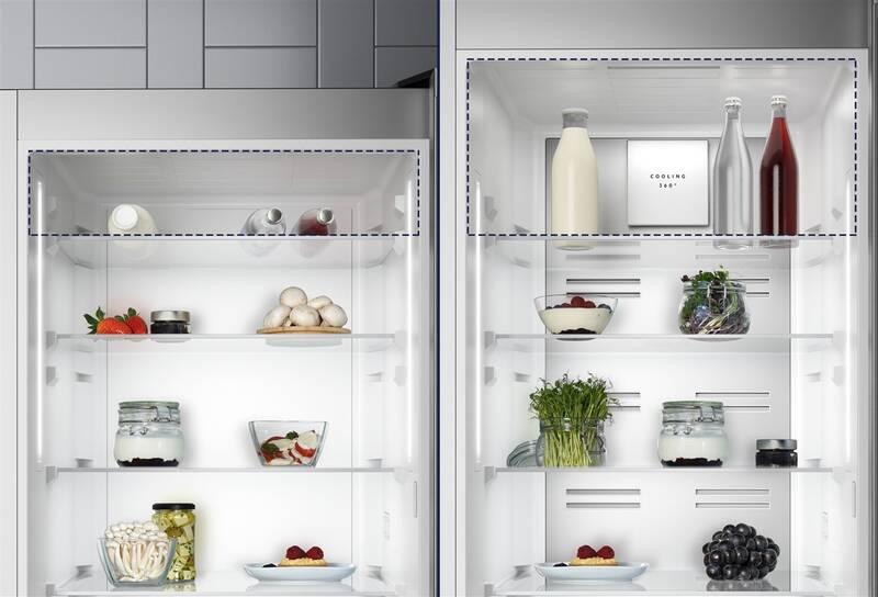 Chladnička s mrazničkou Electrolux LNT7ME46X2 šedá