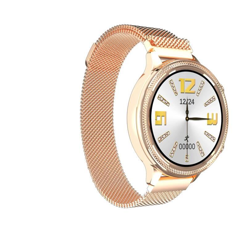 Chytré hodinky Carneo Gear Deluxe zlaté, Chytré, hodinky, Carneo, Gear, Deluxe, zlaté