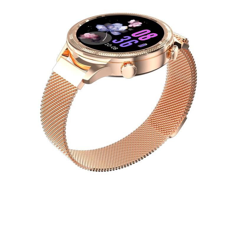 Chytré hodinky Carneo Gear Deluxe zlaté