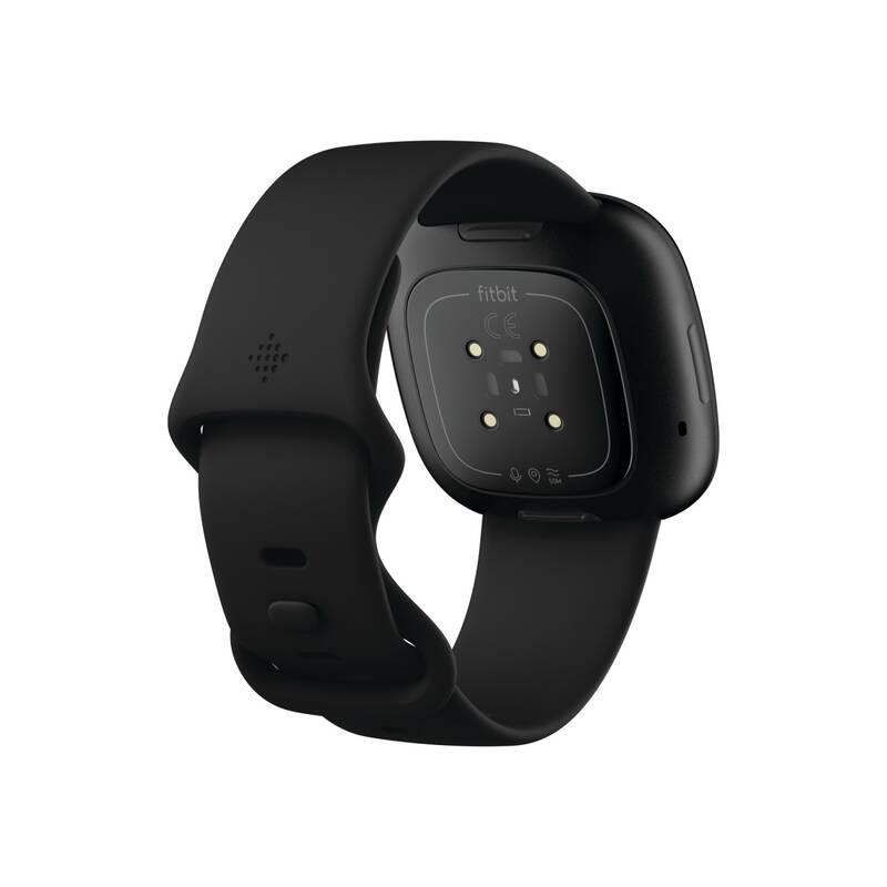 Chytré hodinky Fitbit Versa 3 - Black Black Aluminum