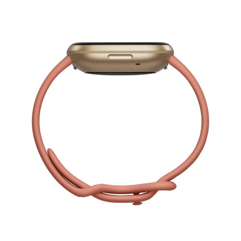 Chytré hodinky Fitbit Versa 3 - Pink Clay Soft Gold Aluminum, Chytré, hodinky, Fitbit, Versa, 3, Pink, Clay, Soft, Gold, Aluminum