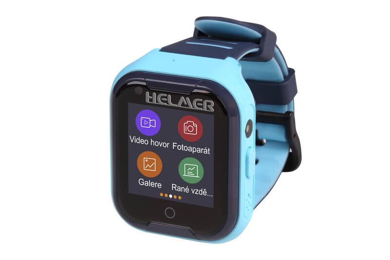 Chytré hodinky Helmer LK709 dětské s GPS lokátorem modrý