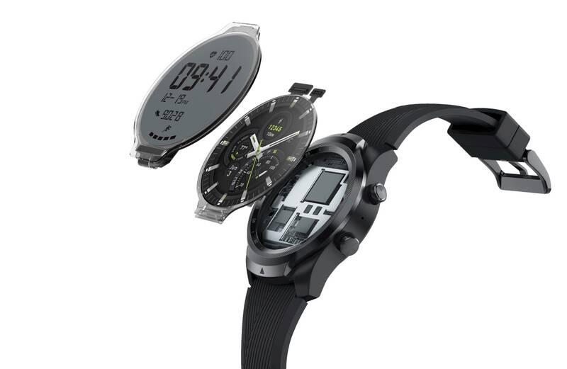 Chytré hodinky TicWatch Pro 4G černá