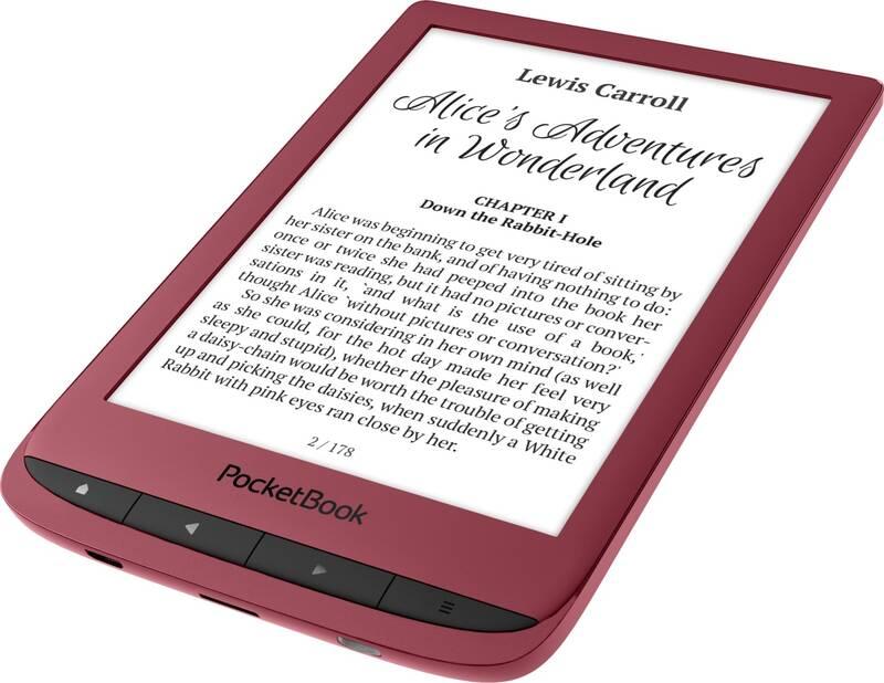 Čtečka e-knih Pocket Book 628 Touch Lux 5 červená