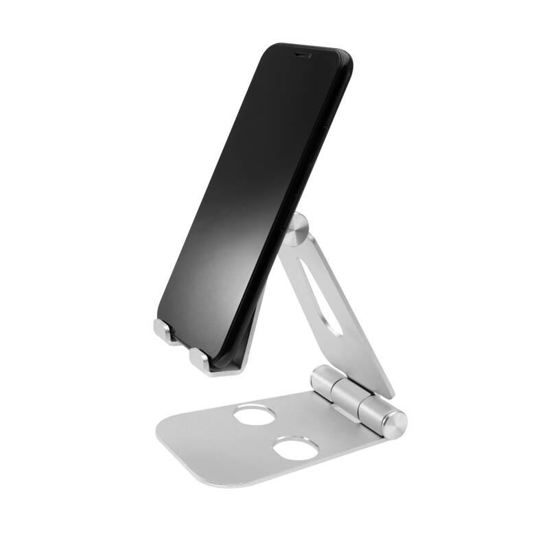 Držák FIXED Frame Phone na stůl pro mobilní telefony stříbrný, Držák, FIXED, Frame, Phone, na, stůl, pro, mobilní, telefony, stříbrný