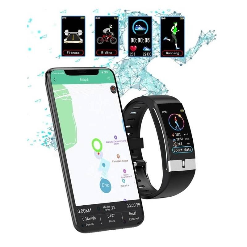 Fitness náramek IMMAX Temp Fit černý